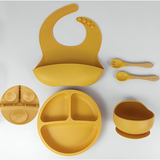 TinyTots Mess-Free Silicone Feeding Set